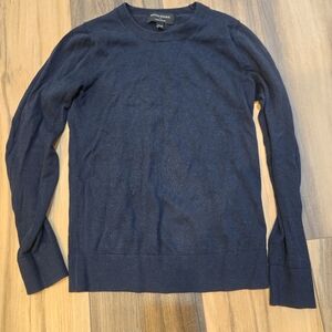 Banana Republic Navy Crewneck Forever Sweater